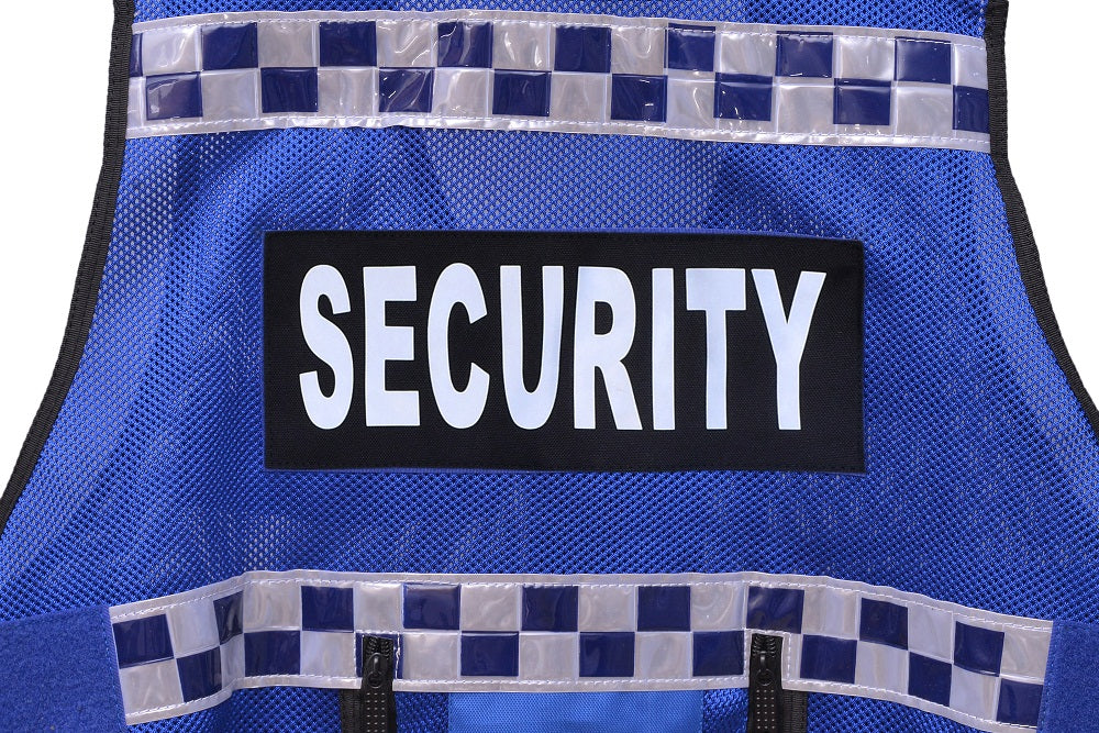 Rac3 Blue BS Hi Vis Security Tactical Dog Handler tac vest (Vest-BC-BU)