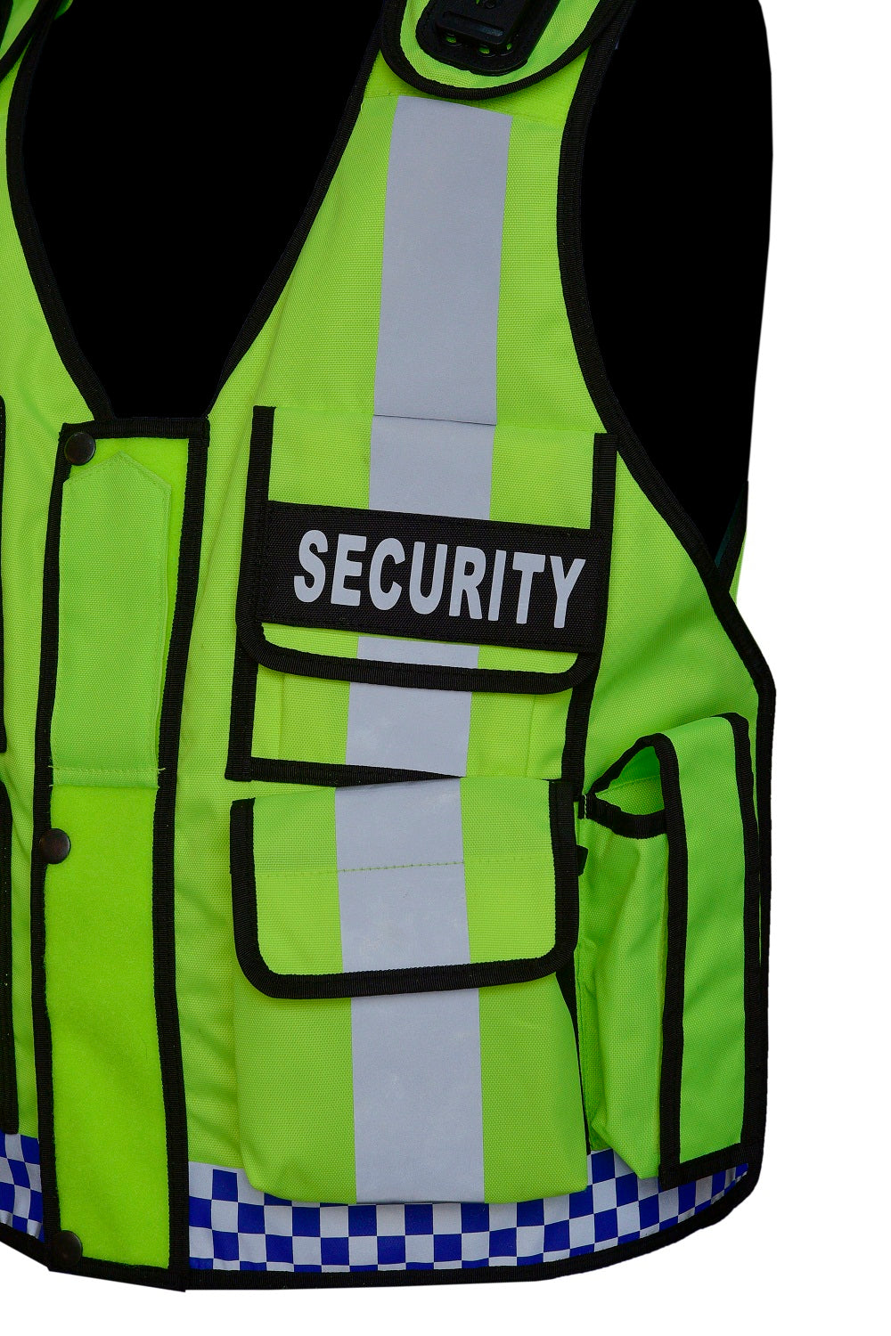 Rac3 Yellow Printed Security Tactical Enforcement Tac Vest (V-NP-YL)