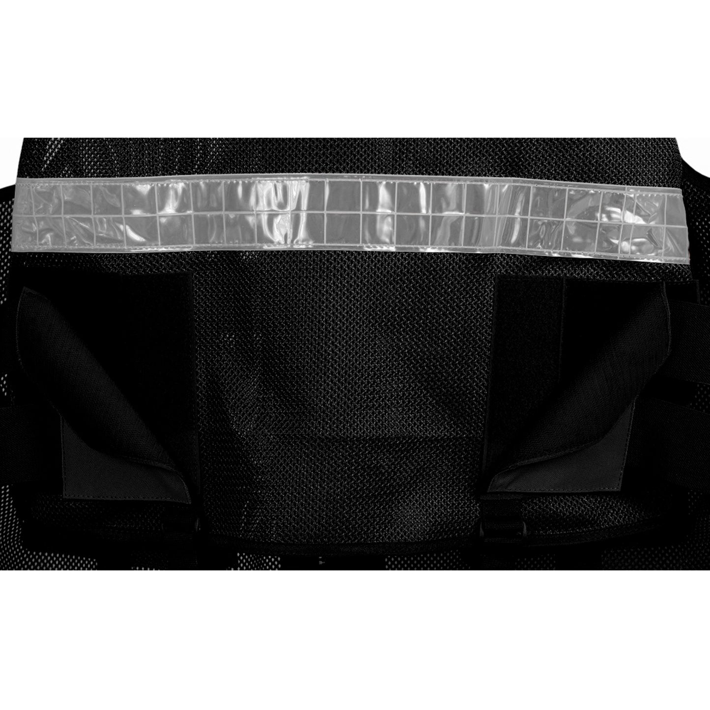 Rac3 Black Short Hi Vis Tactical Security Event Staff Tac Vest (V-S-BL)