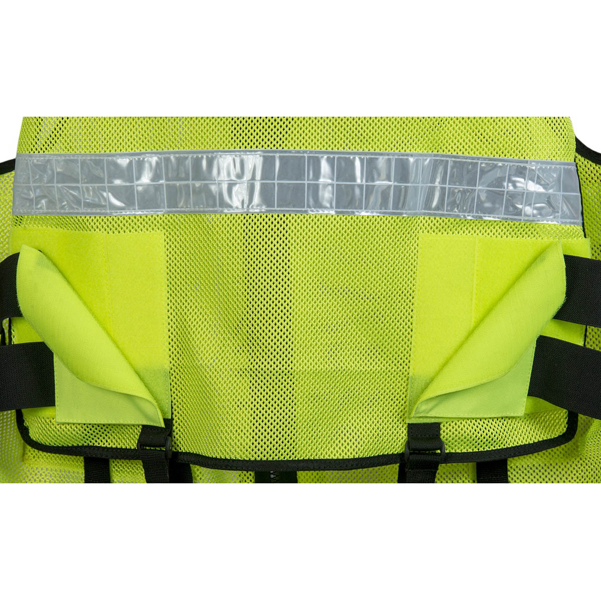 Rac3 Y-S Hi Viz Tactical Security Event Staff Tac Vest (V-S-YL)