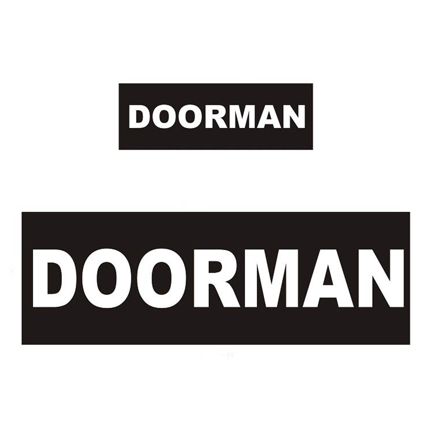 REFLECTIVE VELCRO® BADGES Pack of 2 Jacket Vests Front and back