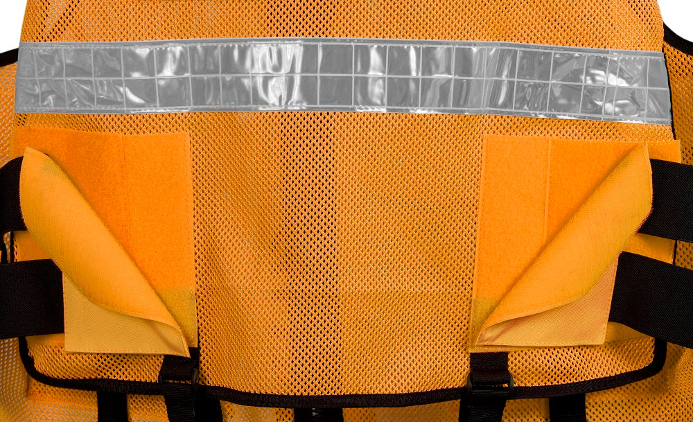 Rac3 Orange Short Security Tactical Enforcement Tac Vest (V-S-2-OR)