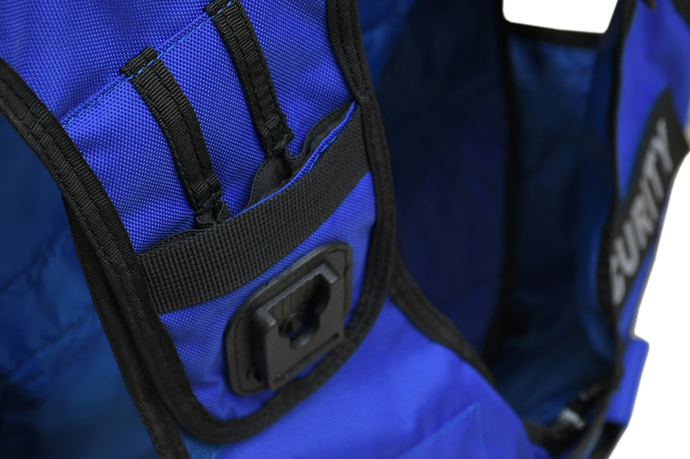 Rac3 Blue Cordoura Security Tactical Enforcement Tac Vest (Vest-FC-BU)