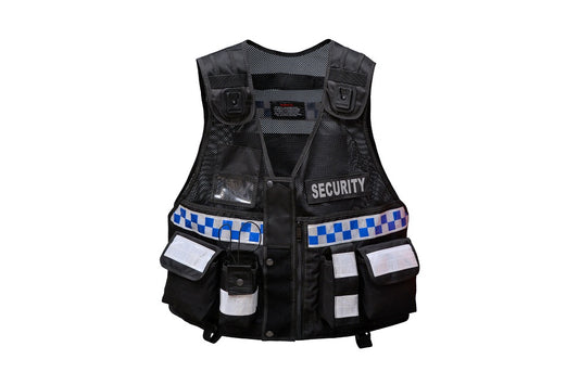Rac3 Black BC Hi Vis Security Tactical Dog Handler tac vest