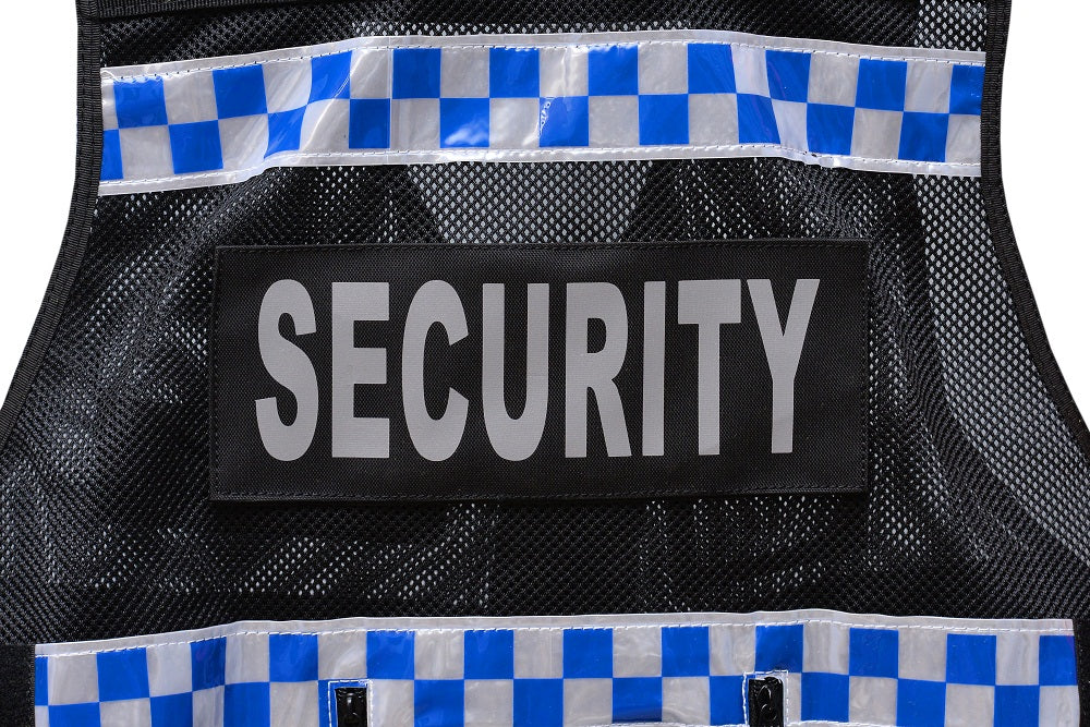 Rac3 Black BC Hi Vis Security Tactical Dog Handler tac vest