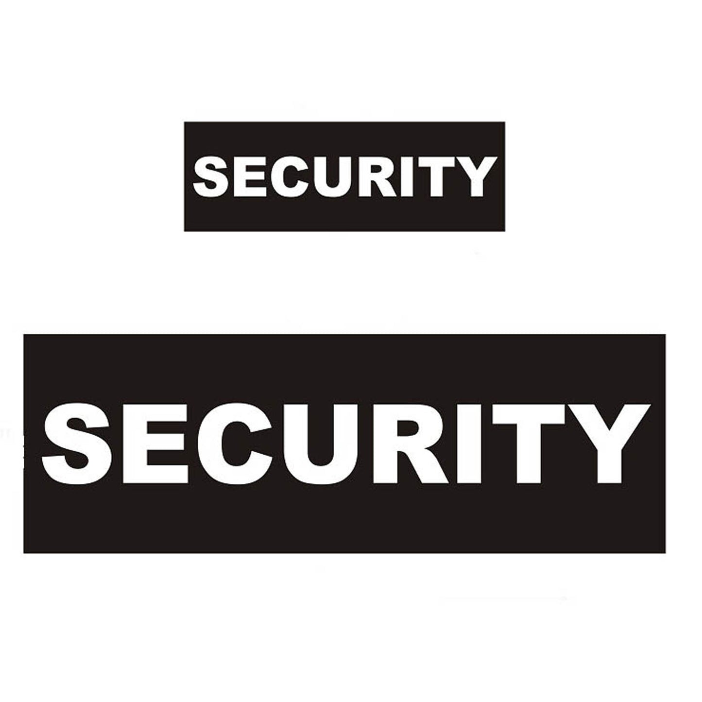 REFLECTIVE VELCRO® BADGES Pack of 2 Jacket Vest Front and back
