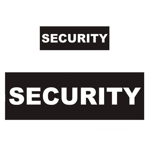 REFLECTIVE VELCRO® BADGES Pack of 2 Jacket Vest Front and back