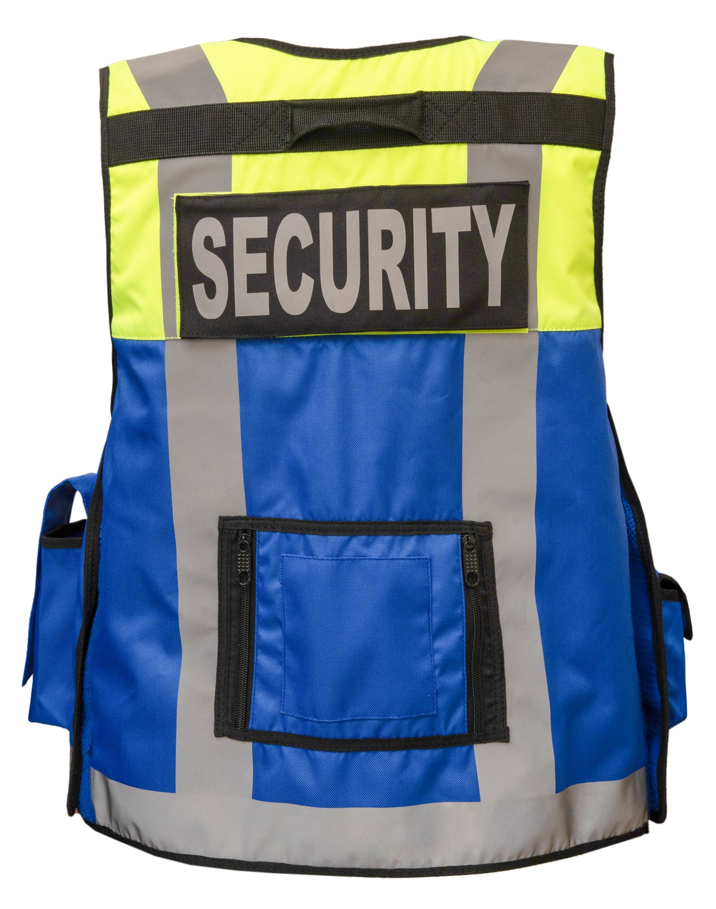 Rac3 Mix Blue & Yellow Printed Security Tactical Enforcement Tac Vest