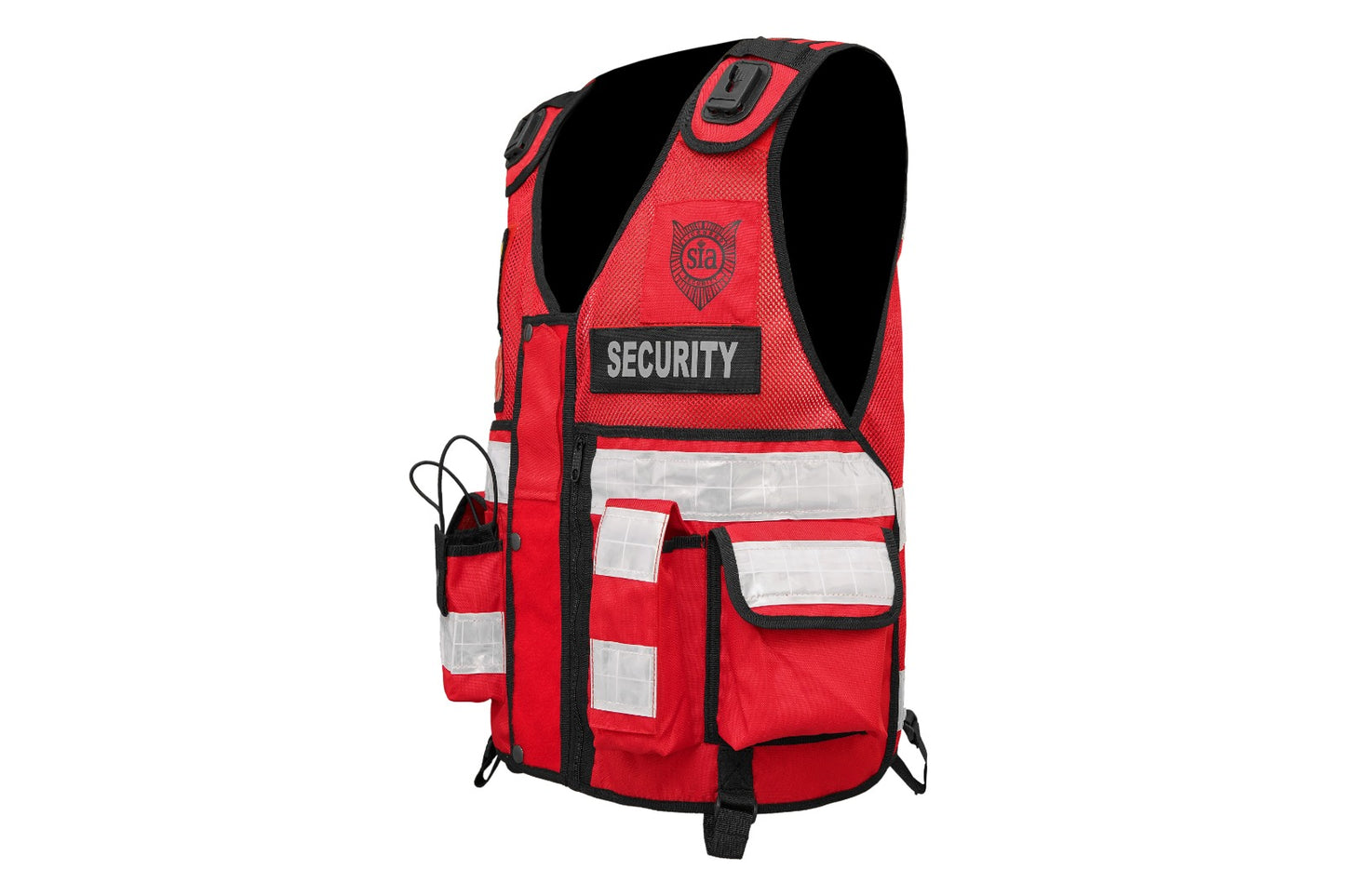 Rac3 New Red Regular Hi Viz Security Tactical CCTV Tac Vest
