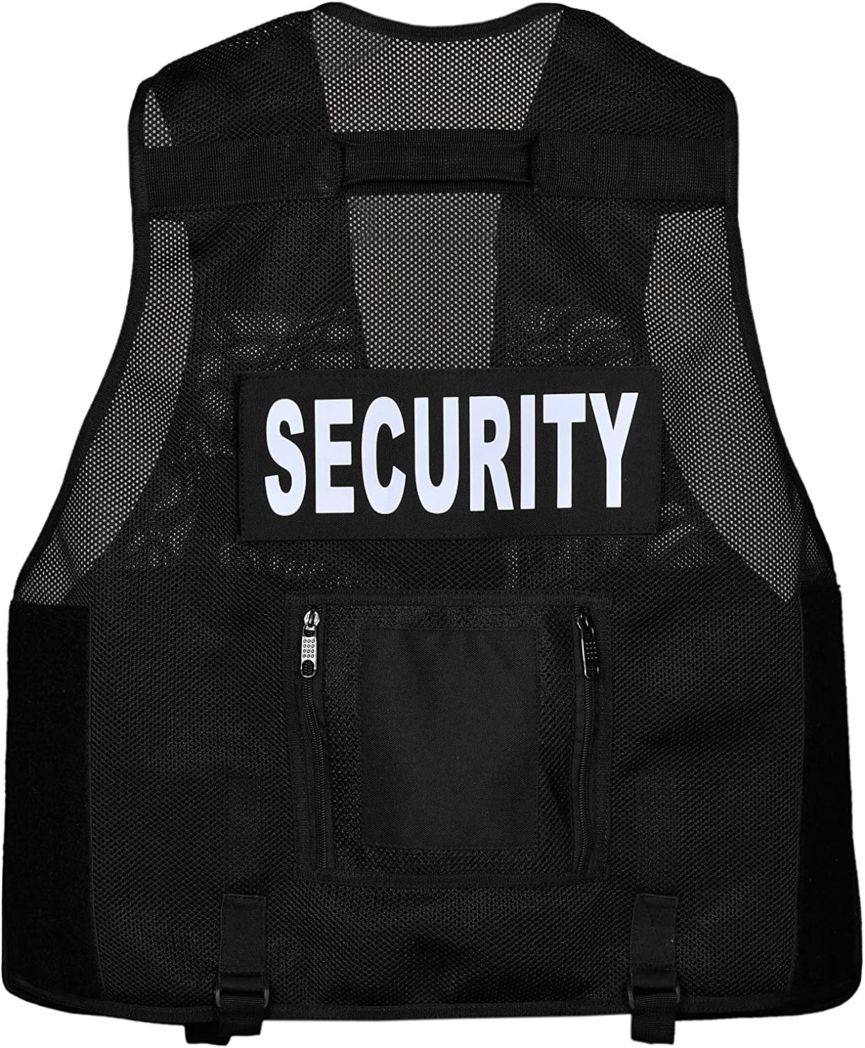 Rac3 Black Plain Security Tactical Enforcement Tac Vest (V-P-BL)