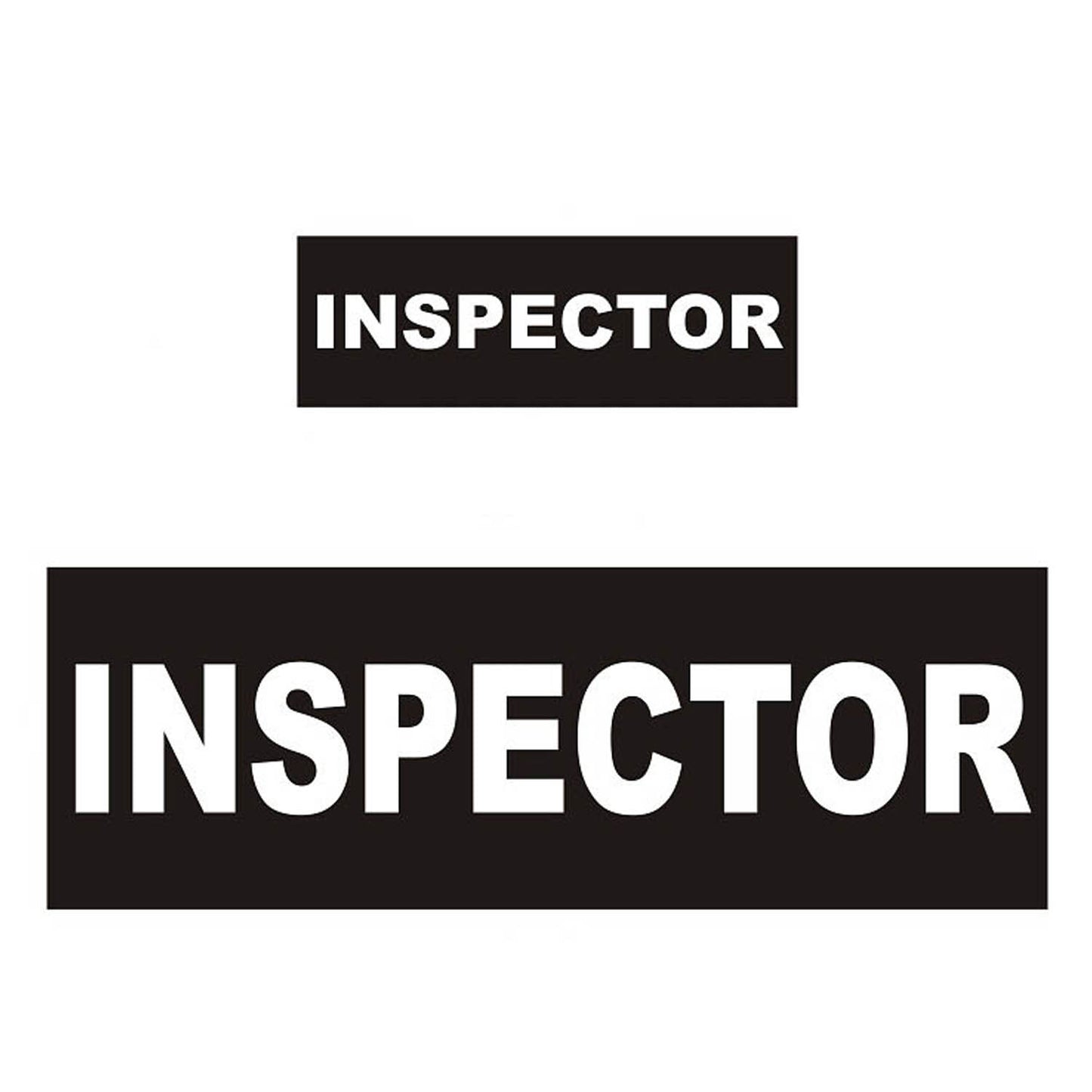 REFLECTIVE VELCRO® BADGES Pack of 2 Jacket Vest Front and back