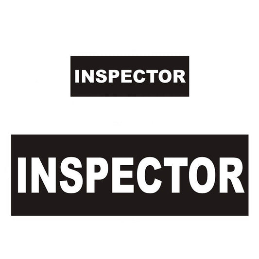REFLECTIVE VELCRO® BADGES Pack of 2 Jacket Vest Front and back