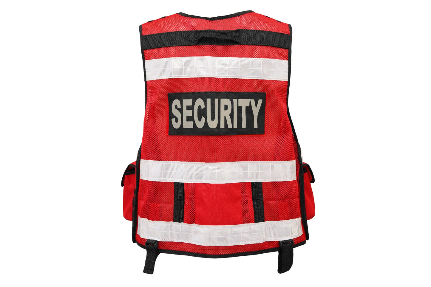 Rac3 New Red Regular Hi Viz Security Tactical CCTV Tac Vest