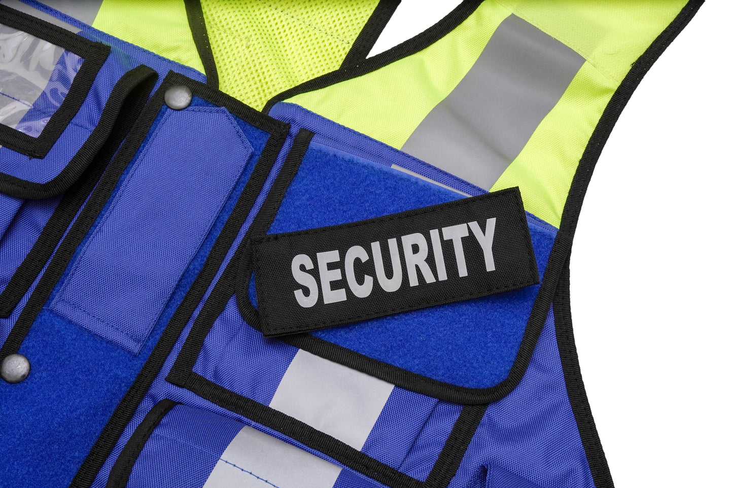 Rac3 Mix Blue & Yellow Printed Security Tactical Enforcement Tac Vest