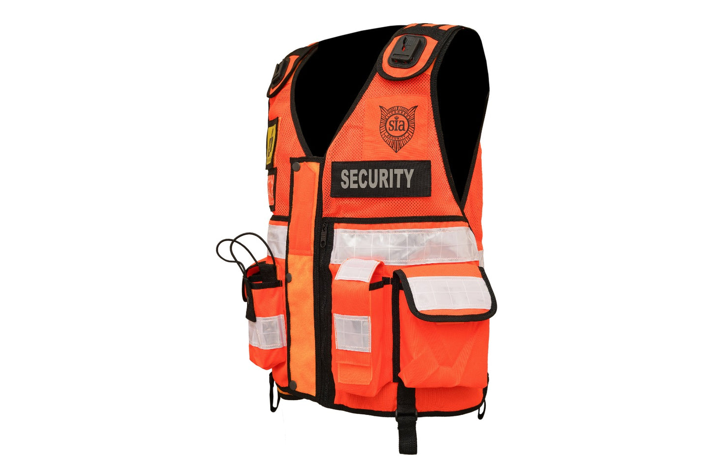 Rac3 New Orange Regular Hi Viz Security Tactical CCTV Tac Vest
