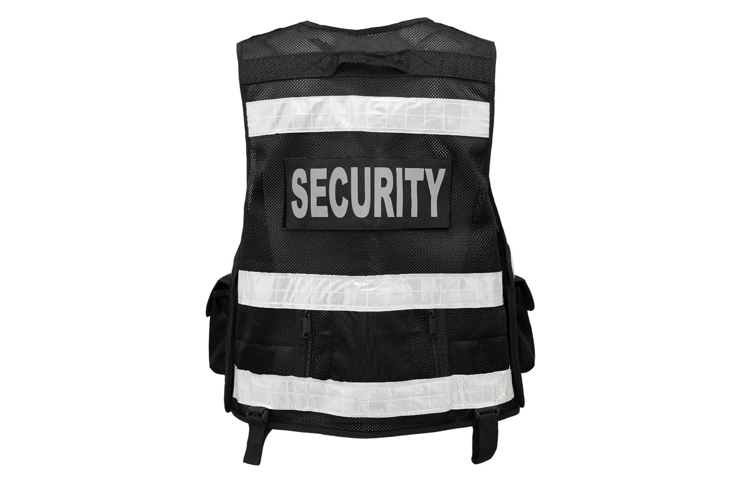 Rac3 New Black Regular Hi Viz Security Tactical CCTV Tac Vest