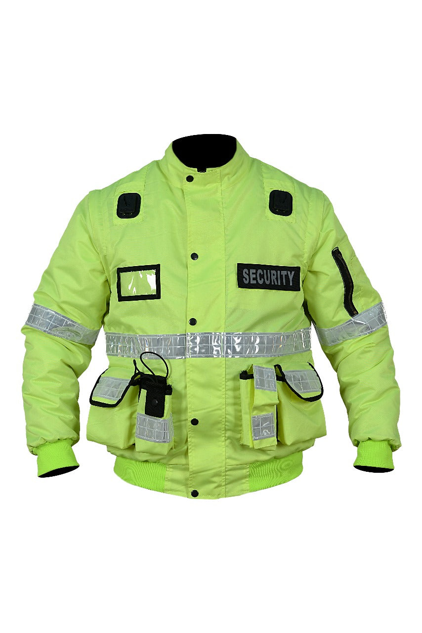 RAC3 Mens 2 in 1 Oxford Security Dog Handler Vest, Jacket with Removable Sleeves