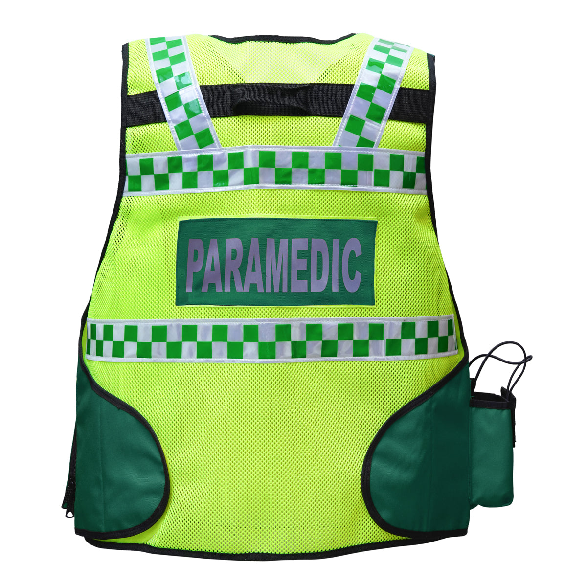 RAC3 Reflective Paramedic Vest with Multiple Pockets - Adjustable Small to 5XL - High Visibility EMT Emergency Medical Apparel