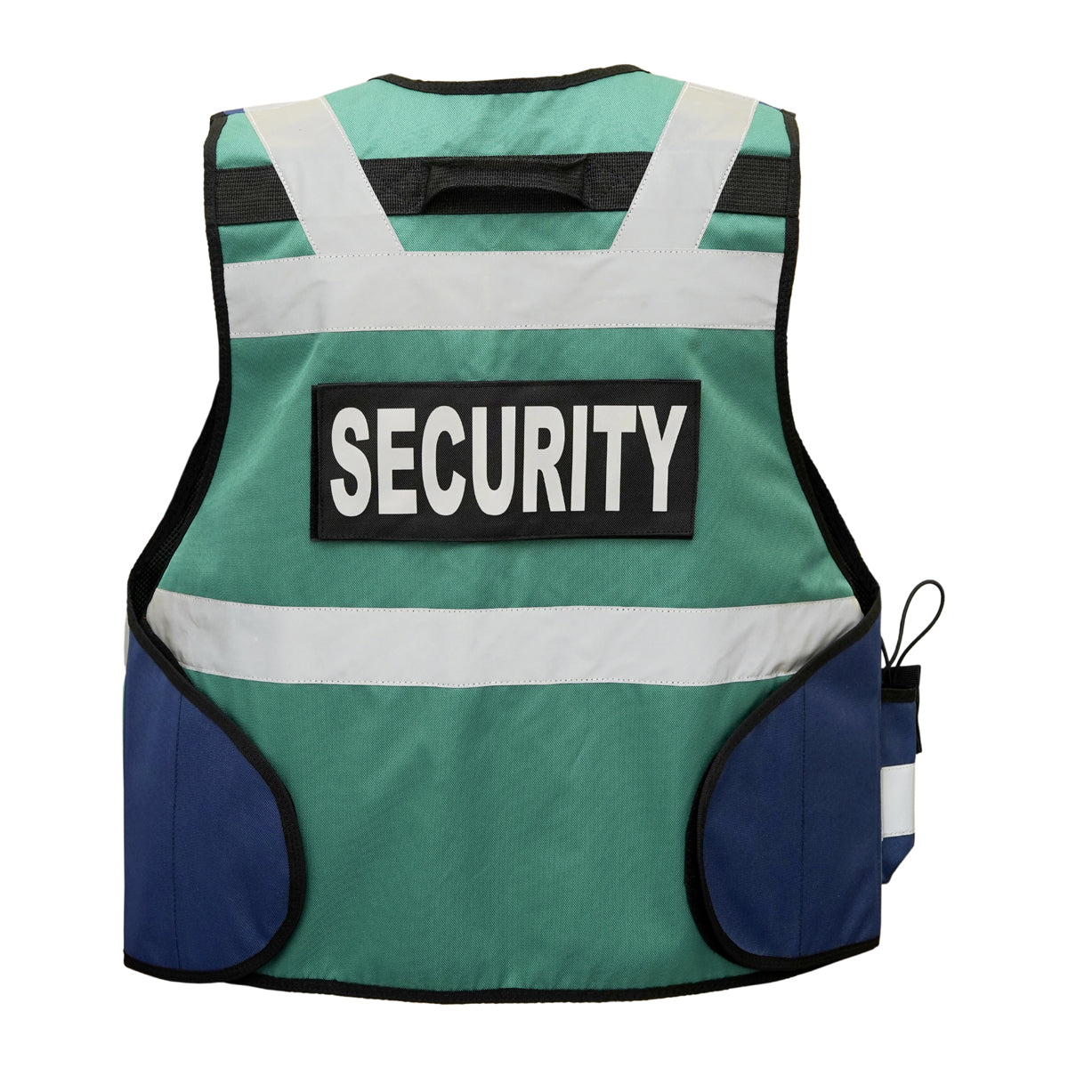 RAC3 Reflective Security Vest with Pockets - Adjustable Small to 5XL - High Visibility Security Guard & Worker Vest