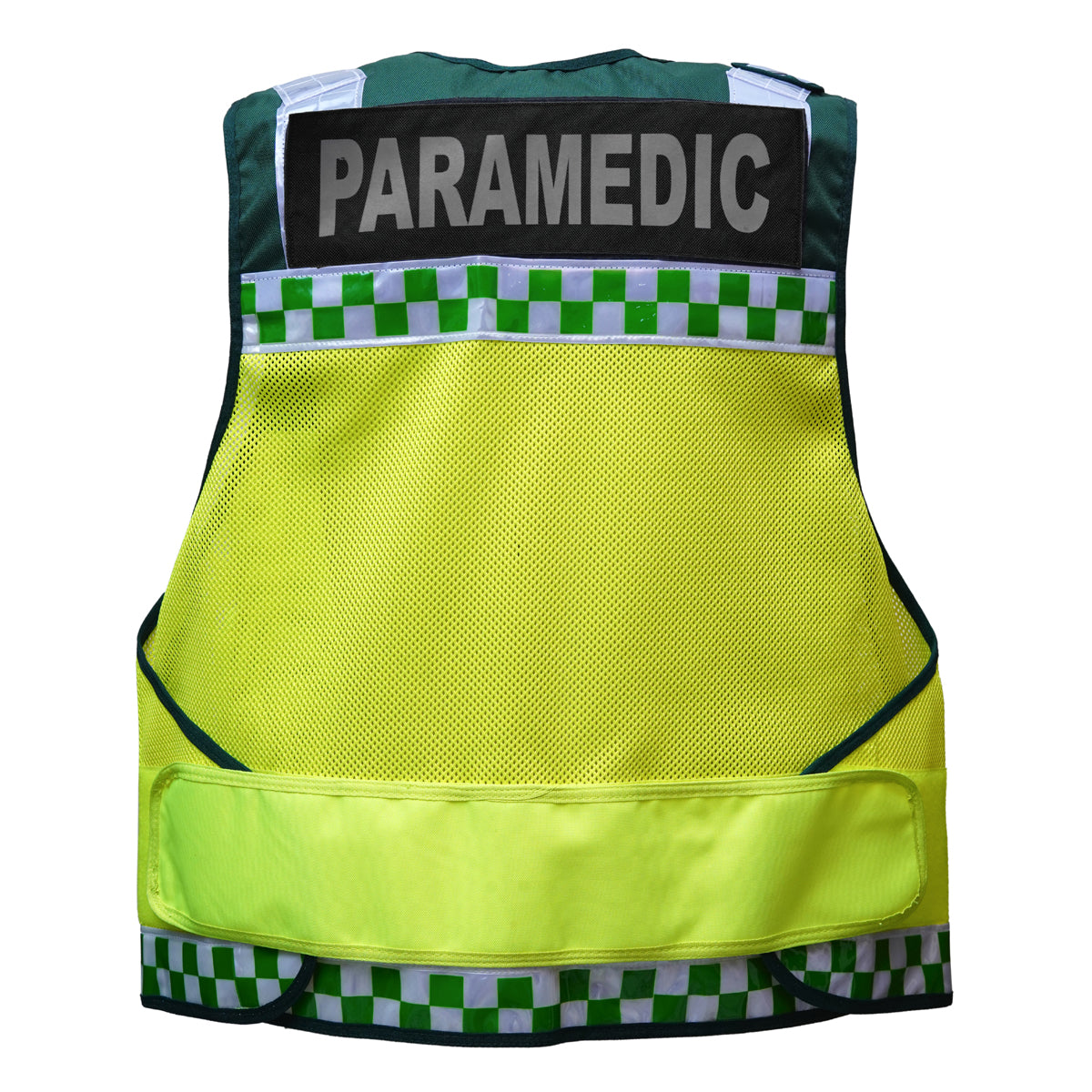 RAC3 Reflective Paramedic Vest with Multiple Pockets - Adjustable Small to 5XL - High Visibility EMT Emergency Medical Apparel