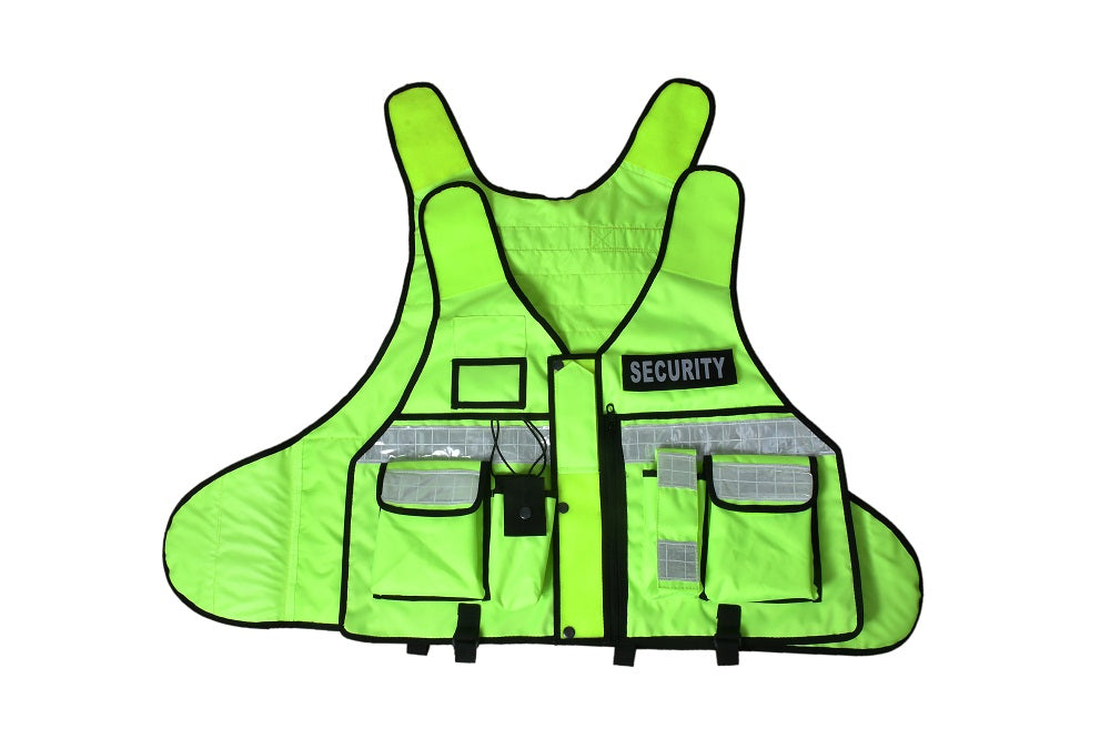 Rac3 Yellow Cordoura Security Tactical Enforcement Tac Vest (V-FC-YL)