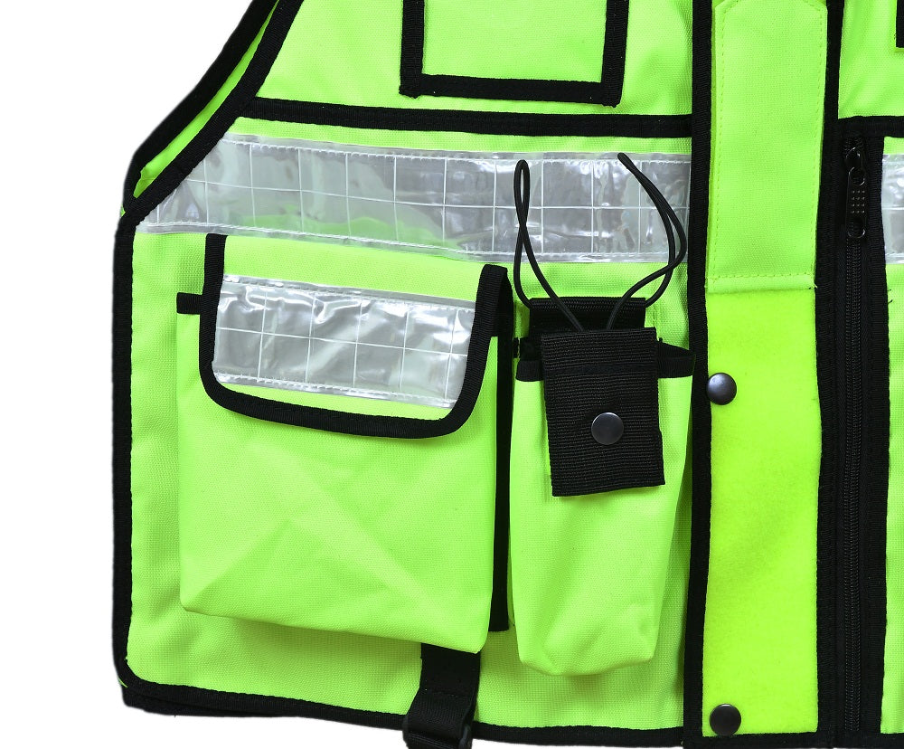 Rac3 Yellow Cordoura Security Tactical Enforcement Tac Vest (V-FC-YL)