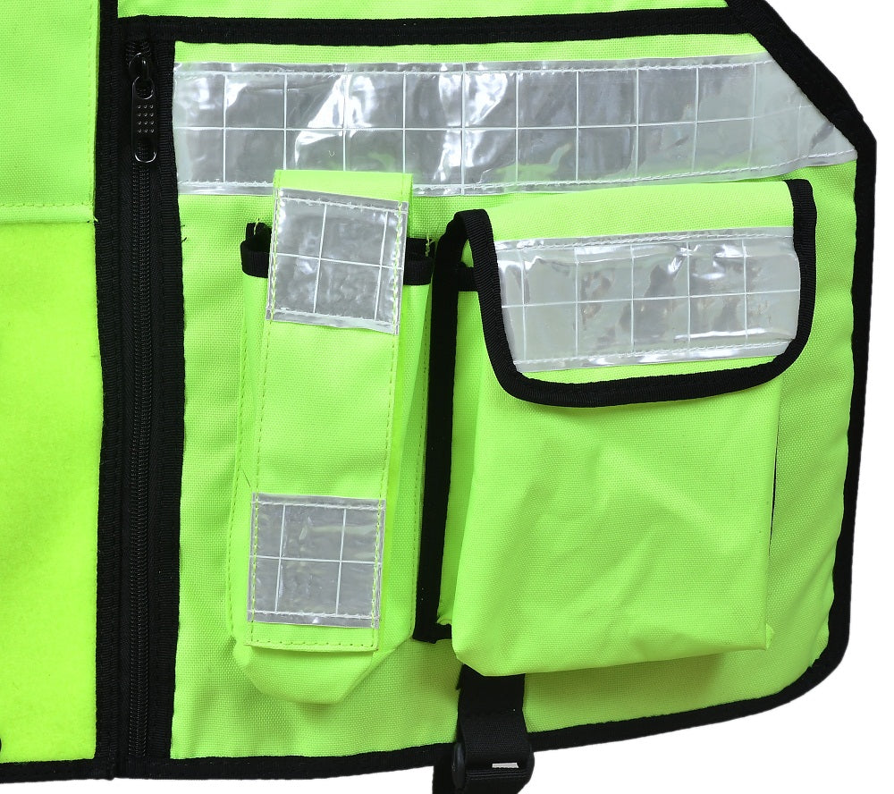 Rac3 Yellow Cordoura Security Tactical Enforcement Tac Vest (V-FC-YL)