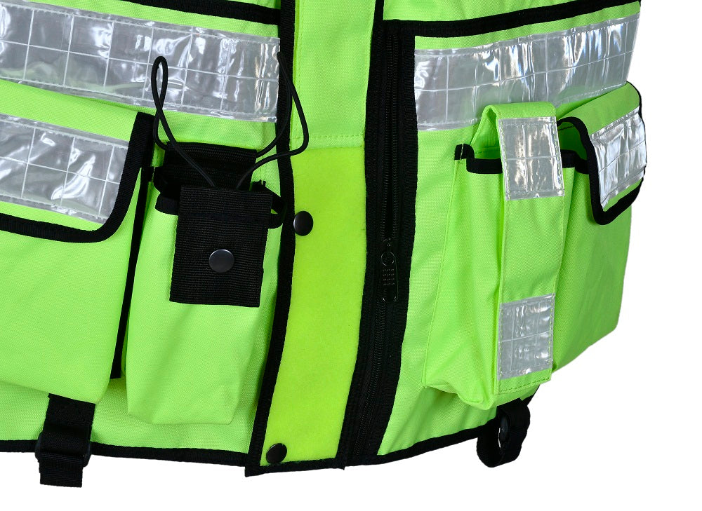 Rac3 Yellow Cordoura Security Tactical Enforcement Tac Vest (V-FC-YL)