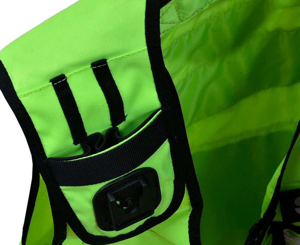 Rac3 Yellow Cordoura Security Tactical Enforcement Tac Vest (V-FC-YL)