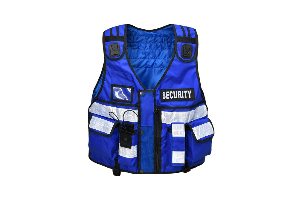 Rac3 Blue Cordoura Security Tactical Enforcement Tac Vest (Vest-FC-BU ...